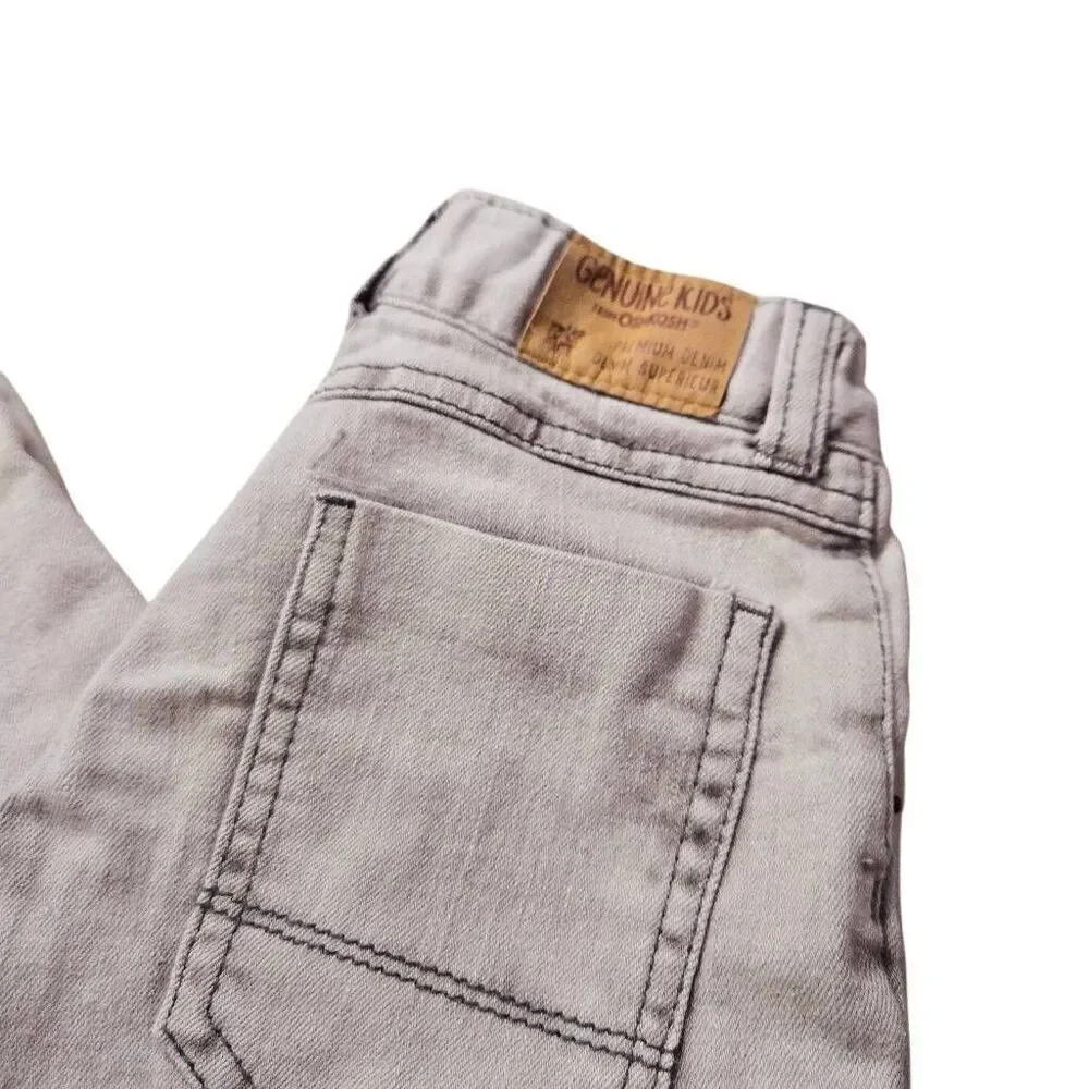 Oshkosh Gray Stonewash jeans 5T adjustable